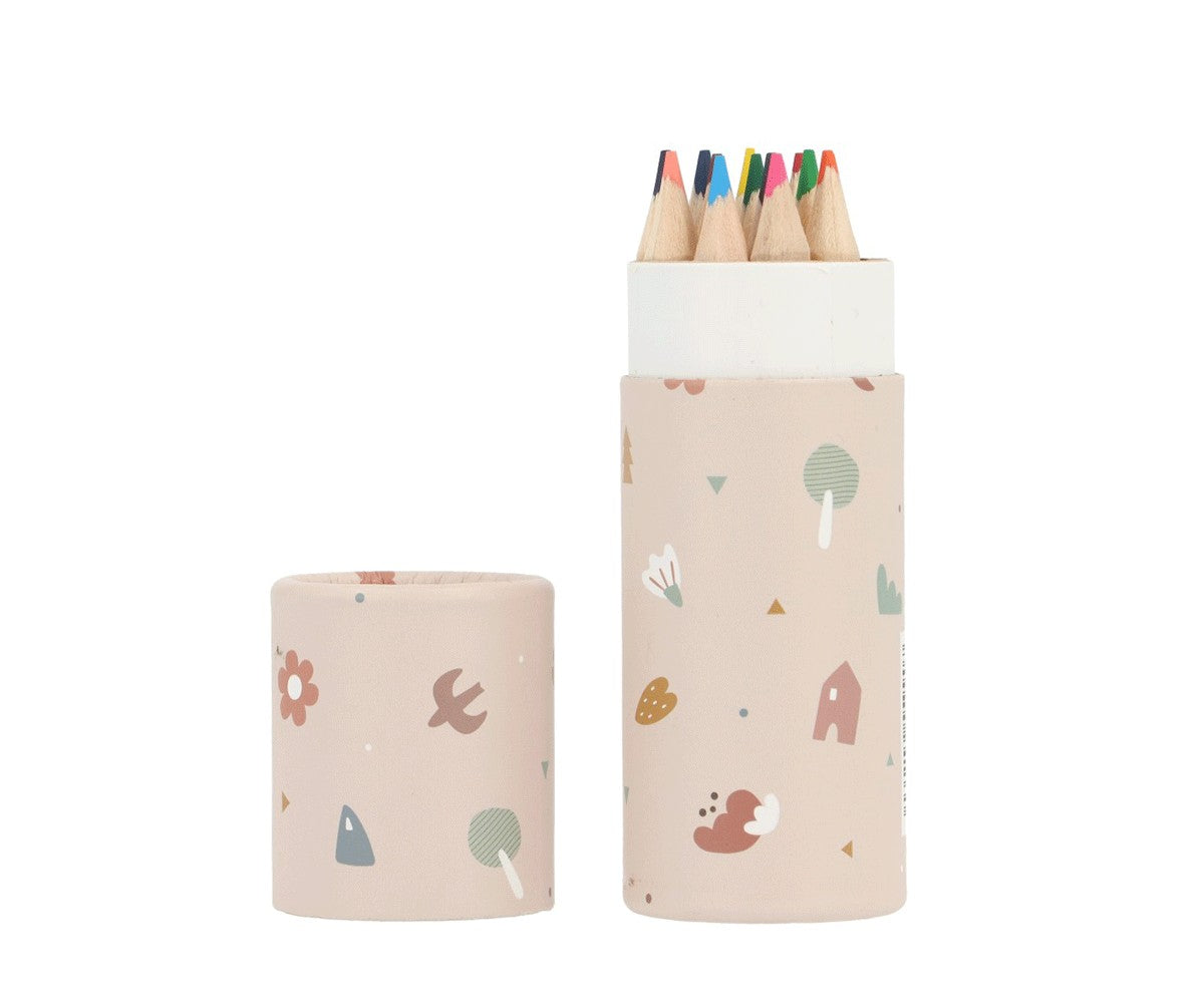 Tube 12 Crayons | Geometric Nature