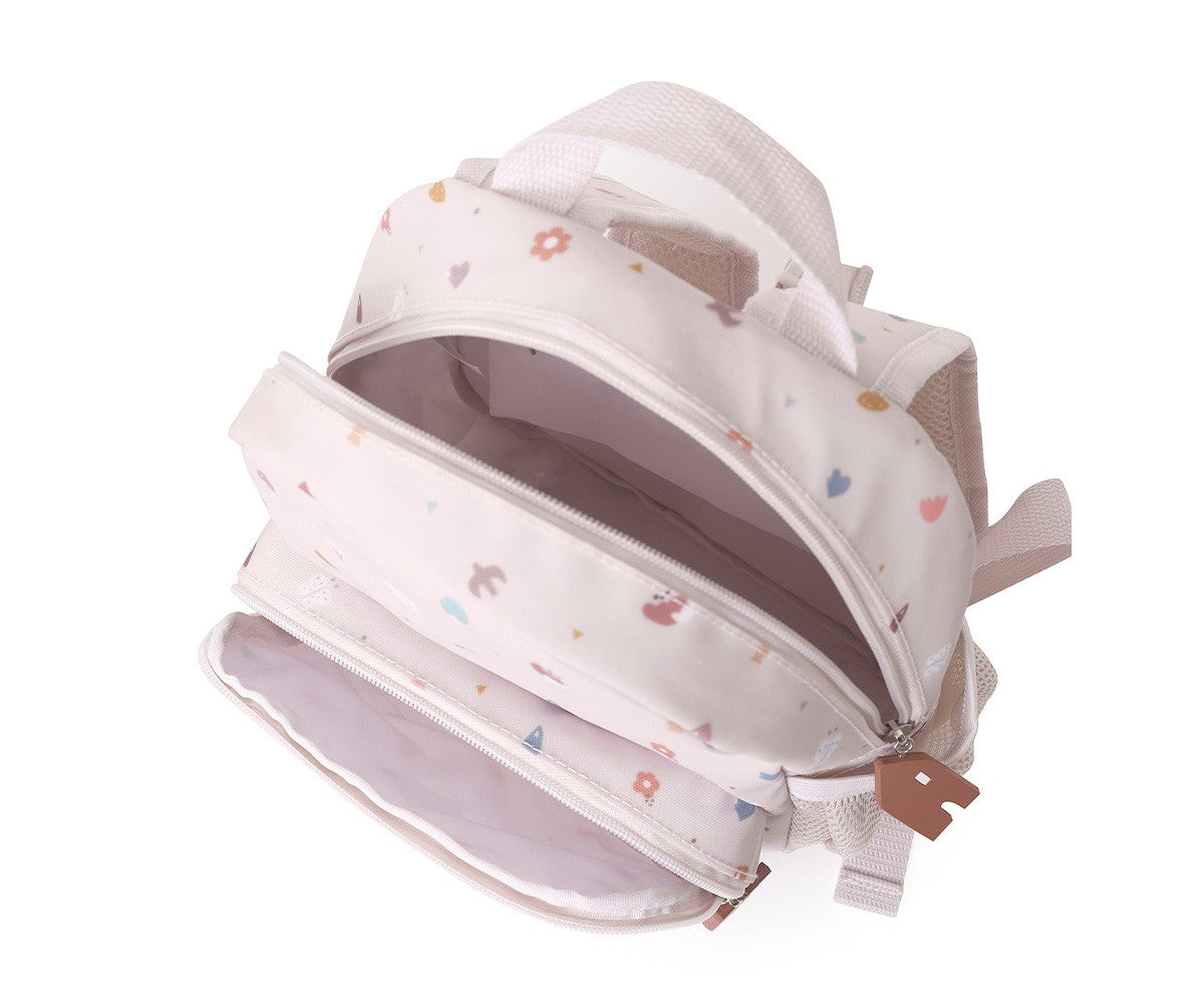 Sac à dos | Rose Nature Géométrique