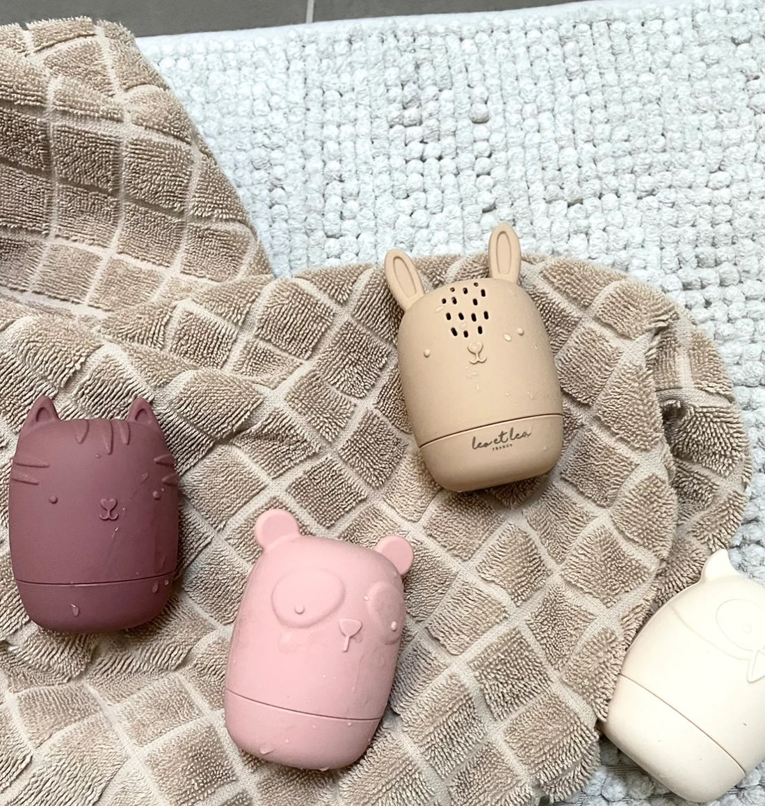 Jouets de bain animaux anti moisissure