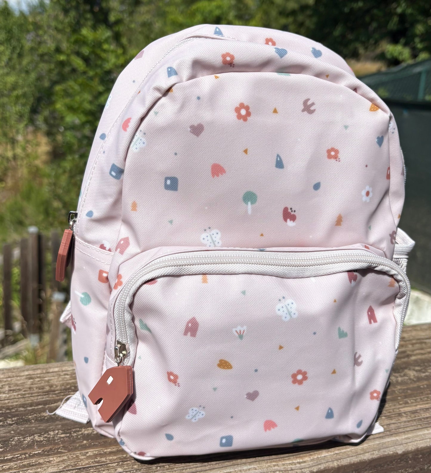 Sac à dos | Rose Nature Géométrique