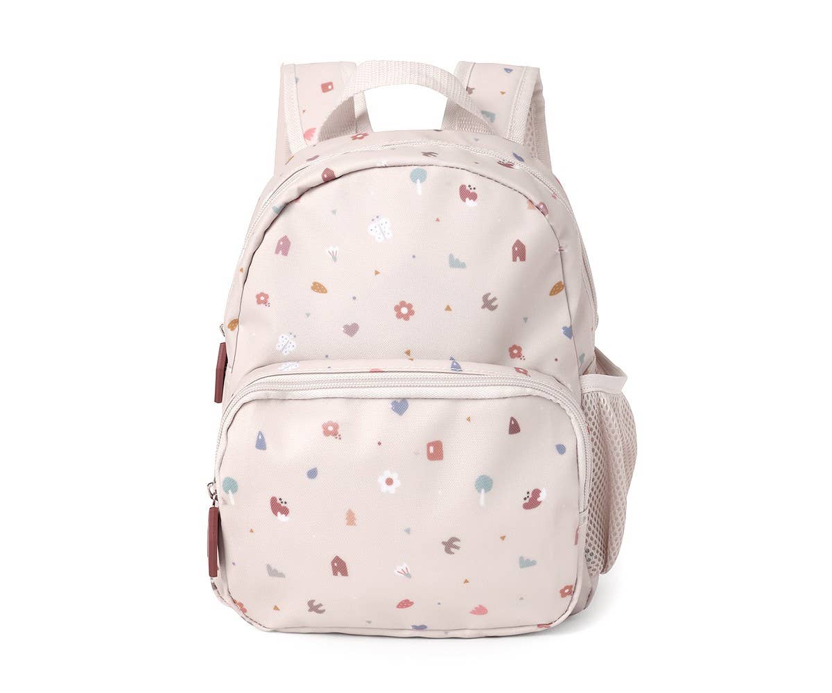 Sac à dos | Rose Nature Géométrique