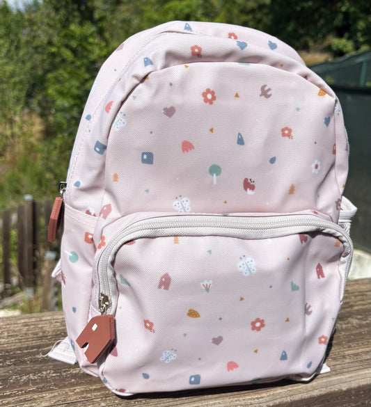 Sac à dos | Rose Nature Géométrique